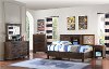 Classic Brown 4 Piece Twin Bedroom Set - Tribecca