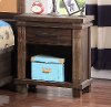 Classic Mission Brown Nightstand - Tribecca