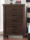 Classic Mission Brown Chest of Drawers - Tribecca