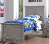 Casual Classic Gray Twin Bed - Tamarack