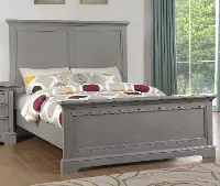 Tamarack Casual Classic Gray King Size Bed
