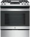 JGSS66SELSS GE 30 Inch Slide In Gas Range - 5.3 cu. ft. Stainless Steel