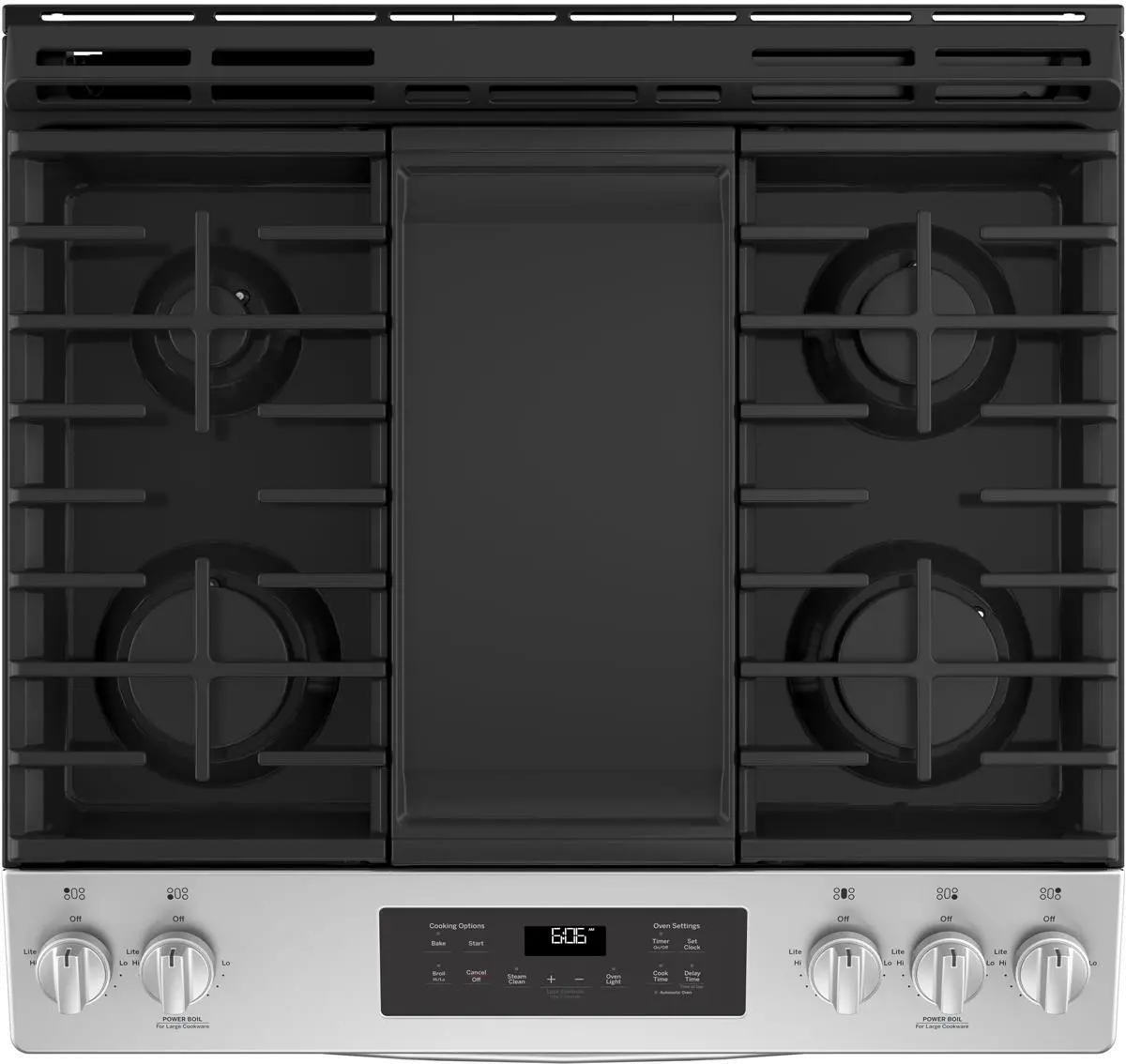JGSS66SELSS GE 30 Inch Slide In Gas Range - 5.3 cu. ft. Stainless Steel-2