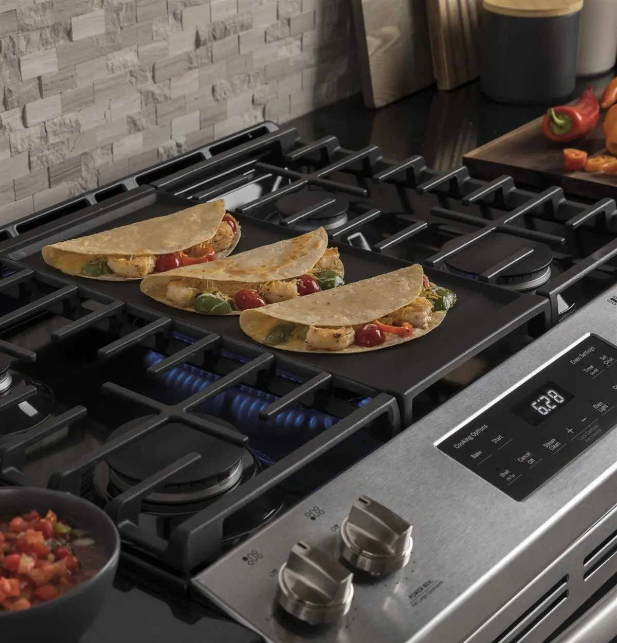 JGSS66SELSS GE 30 Inch Slide In Gas Range - 5.3 cu. ft. Stainless Steel-7