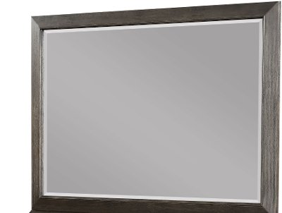 7001-510/MIRROR Contemporary Dark Gray Mirror - Contour