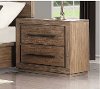 Clearance Modern Rustic Acacia Pine Nightstand - Haven
