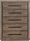 Clearance Modern Rustic Acacia Pine Chest of Drawers - Haven