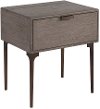 Clearance Casual Modern Gray Nightstand - Spaces