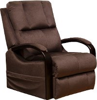 Walnut Brown Power Reclining Lift Chair - Chandler