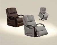 Walnut Brown Power Reclining Lift Chair - Chandler-2