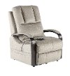 Aluminum Gray Power Lift Recliner - Chandler-2