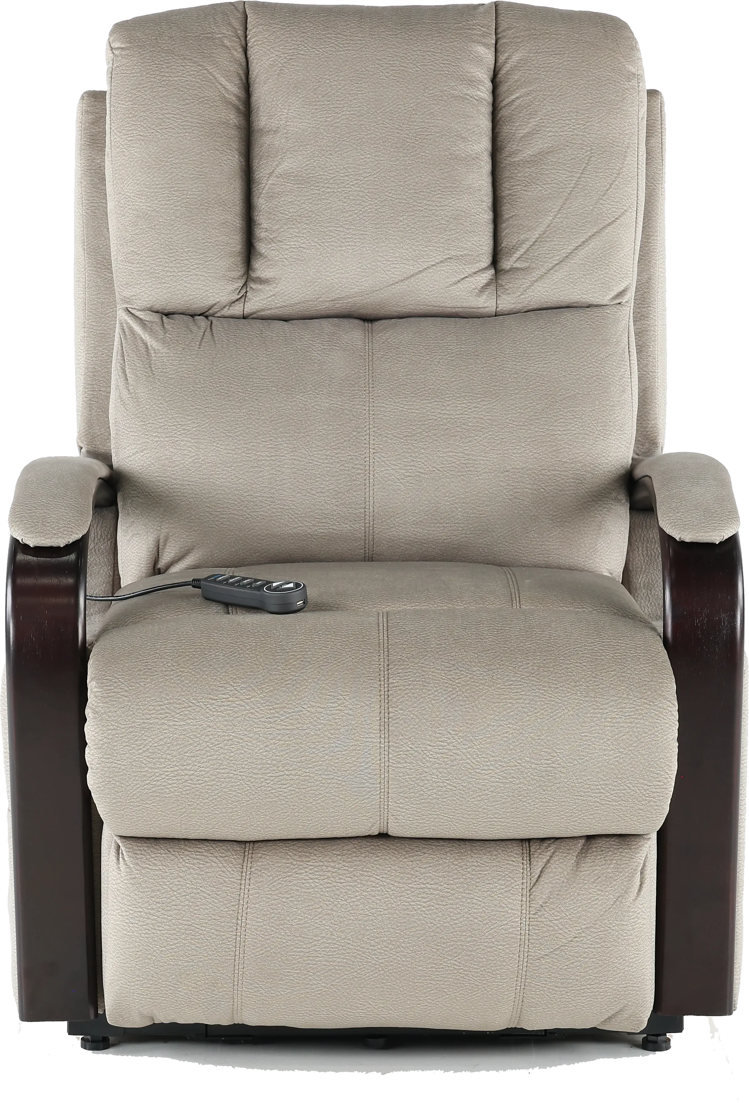 4863-1528/28 Aluminum Gray Power Reclining Lift Chair - Chandler-1