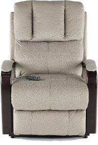 Aluminum Gray Power Reclining Lift Chair - Chandler