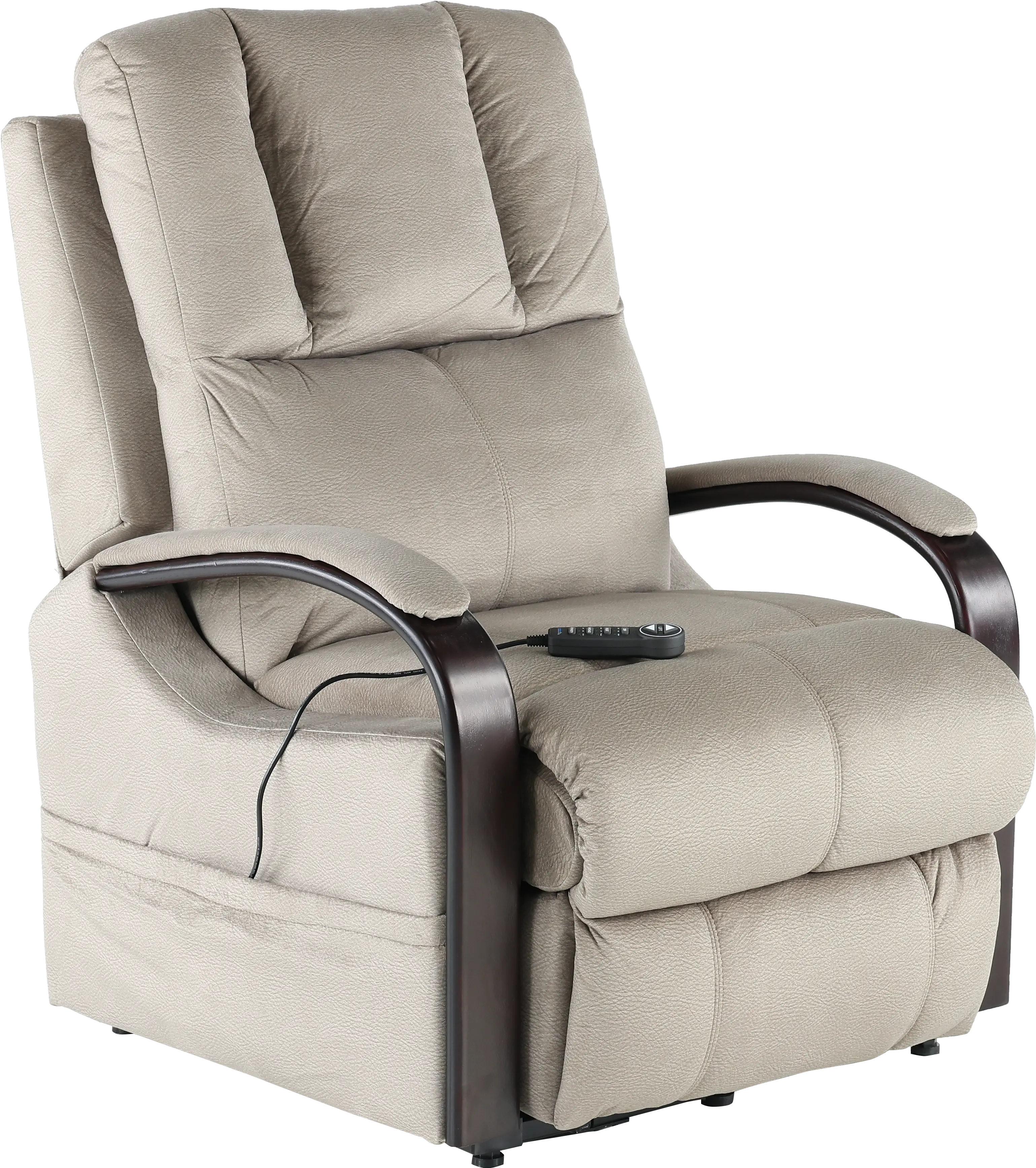 4863-1528/28 Aluminum Gray Power Reclining Lift Chair - Chandler-2