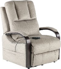 Aluminum Gray Power Reclining Lift Chair - Chandler-2