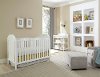 KIT Clearance Classic White 3-In-1 Crib and Changer Set - Chatham