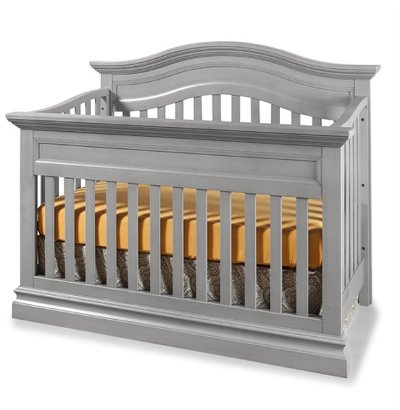 SH-CR-8001NR-CLD Classic Gray 4-in-1 Convertible Crib - Stone Harbor