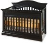 SH-CR-8001NR-BLK Classic Black 4-in-1 Convertible Crib - Stone Harbor