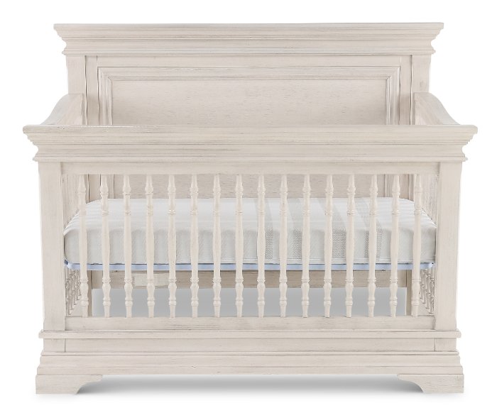 Classic Traditional White 4-in-1 Convertible Crib - Olivia