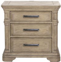 Traditional Country Natural Nightstand - Monterey