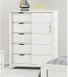 Clearance Cottage White Gentlemen's Chest - Edgewood
