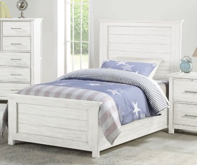Cottage White Twin Bed - Edgewood