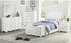 Cottage White 4 Piece Twin Bedroom Set - Edgewood