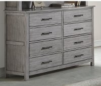 Cottage Gray Dresser - Edgewood