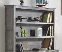 Cottage Gray Dresser Hutch - Edgewood