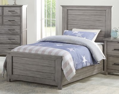 Cottage Gray Twin Bed - Edgewood