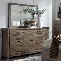 Modern Rustic Brown Mirror - Sonoma Road-3