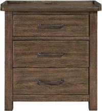 Modern Rustic Brown Nightstand - Sonoma Road-4