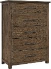 Clearance Modern Rustic Brown Chest of Drawers - Sonoma Road