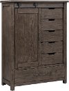 Clearance Modern Rustic Brown Door Chest - Sonoma Road