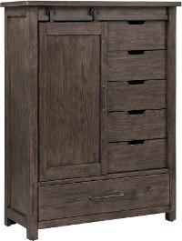 Modern Rustic Brown Door Chest - Sonoma Road