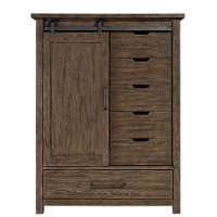 Modern Rustic Brown Door Chest - Sonoma Road-7