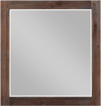 Classic Contemporary Cherry Mirror - Tremaine
