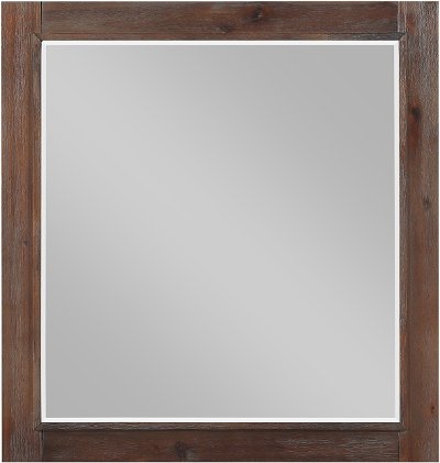 Classic Contemporary Cherry Mirror - Tremaine