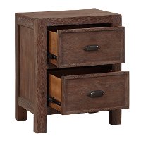 Classic Contemporary Cherry Nightstand - Tremaine-2