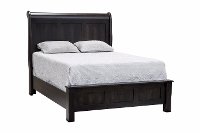 Classic Rustic Distressed Cherry Queen Bed - Colin