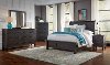 Rustic Distressed Cherry 4 Piece King Bedroom Set - Colin