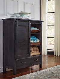 Rustic Classic Distressed Cherry Door Chest - Colin-2