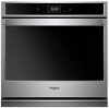 WOS72EC0HS Whirlpool 30 Inch Smart Single Wall Oven - 5.0 cu. ft. Stainless Steel