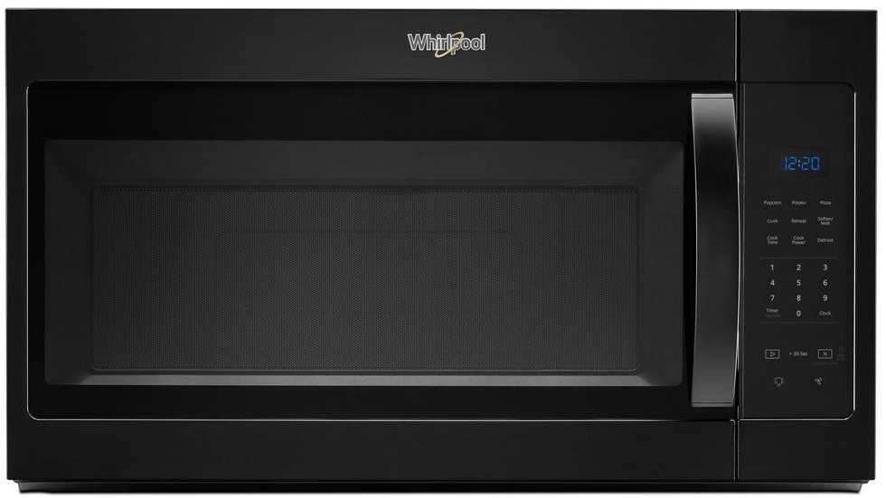 WMH31017HB Whirlpool 1.7 cu. ft. Microwave Hood Combination with Electronic Touch Controls - Black-1