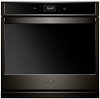 WOS72EC0HV Whirlpool 30 Inch Smart Single Wall Oven - 5.0 cu. ft. Black Stainless Steel