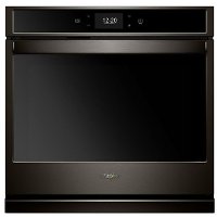 WOS72EC7HV Whirlpool 27 Inch Smart Single Wall Oven - 4.3 cu. ft. Black Stainless Steel