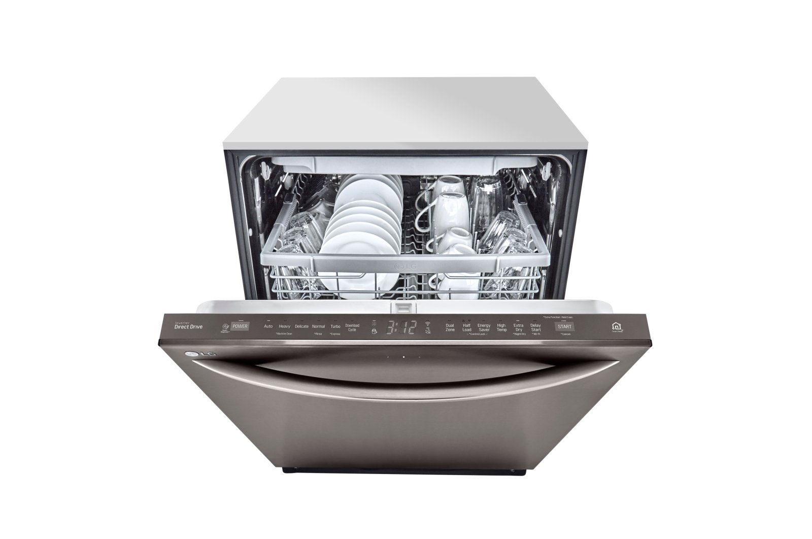 LDT5678BD LG QuadWash Smart Dishwasher with Top Controls - Black Stainless Steel-4