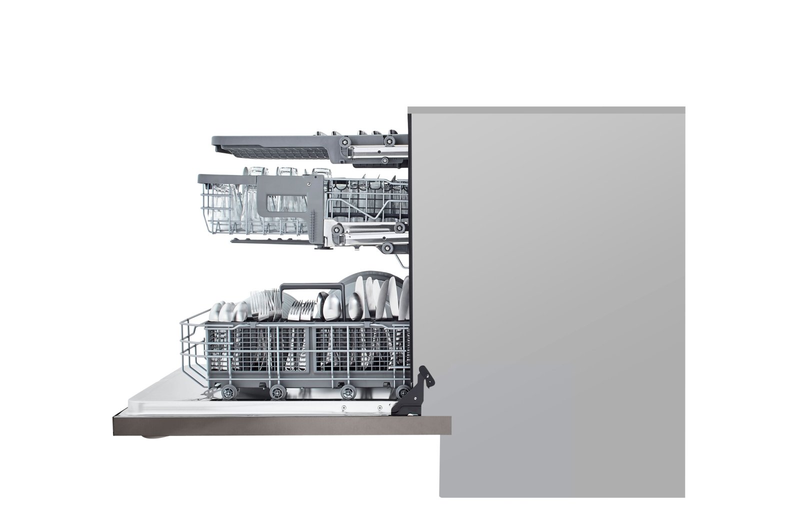 LDT5678BD LG QuadWash Smart Dishwasher with Top Controls - Black Stainless Steel-6