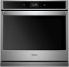 WOS97EC0HZ Whirlpool 30 Inch Smart Convection Single Wall Oven - 5.0 cu. ft. Stainless steel