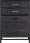 Clearance Modern Black Chest of Drawers - Thomas